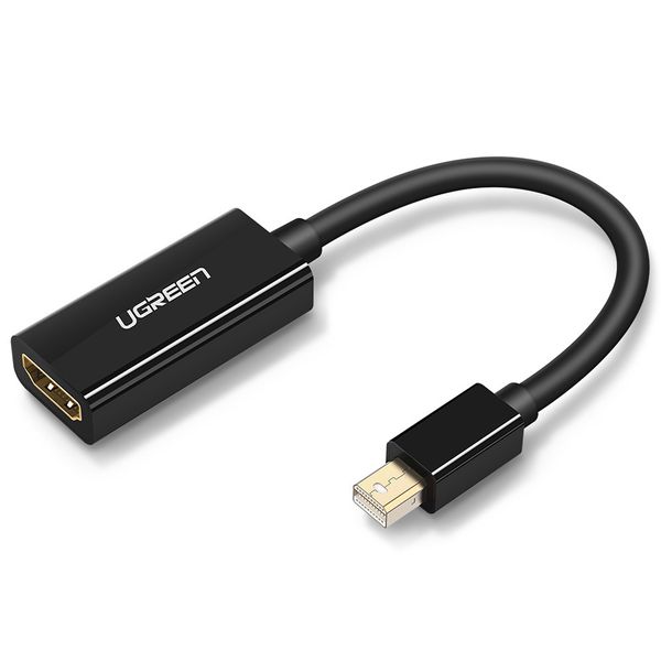 UGreen 10461 Mini DP Male to HDMI Female 1080P@60Hz Adap-BK