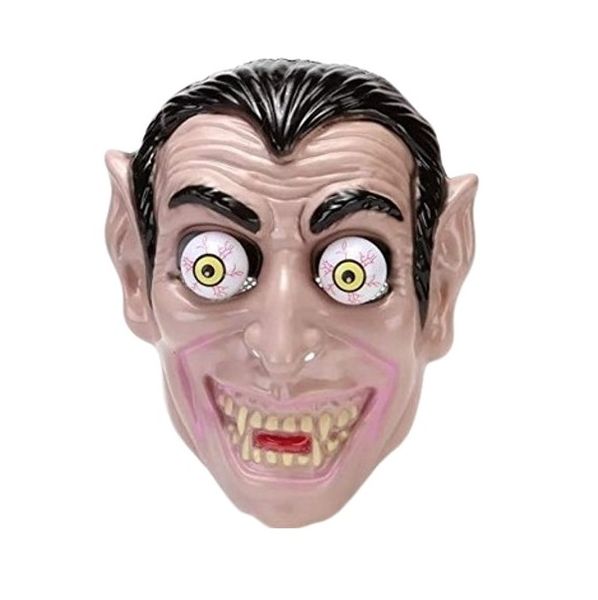 Halloween Count Dracula Popping Eyes Terror Mask
