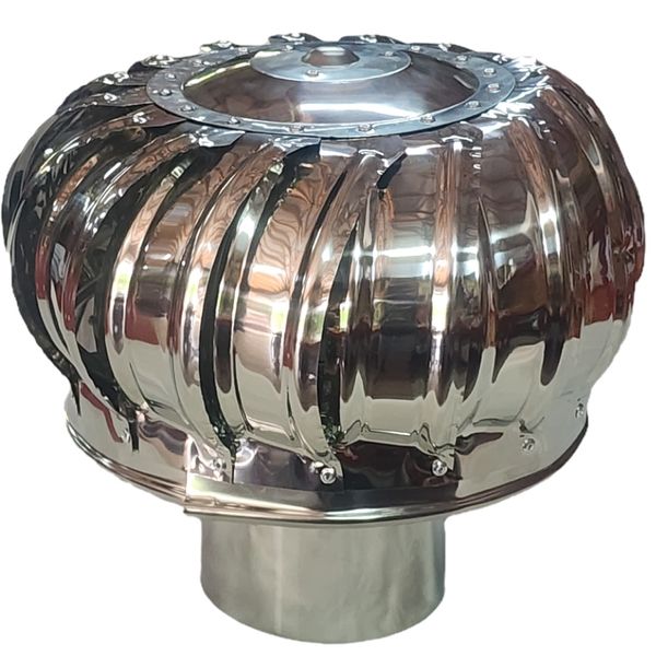 Tool DIY Stainless Steel Rotatary Chimney Cowl Cap - 19cm