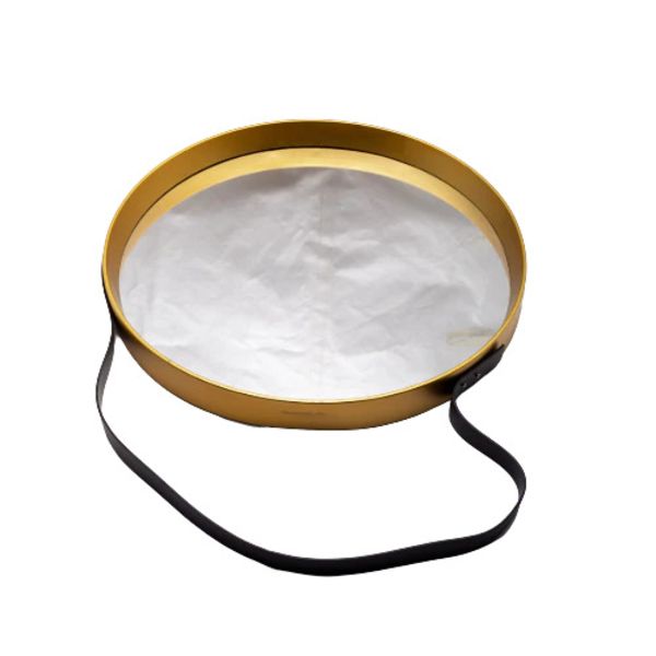 Mirror 51X5cm Round Broad Border With Rope Sd509-5 - Home Essentials