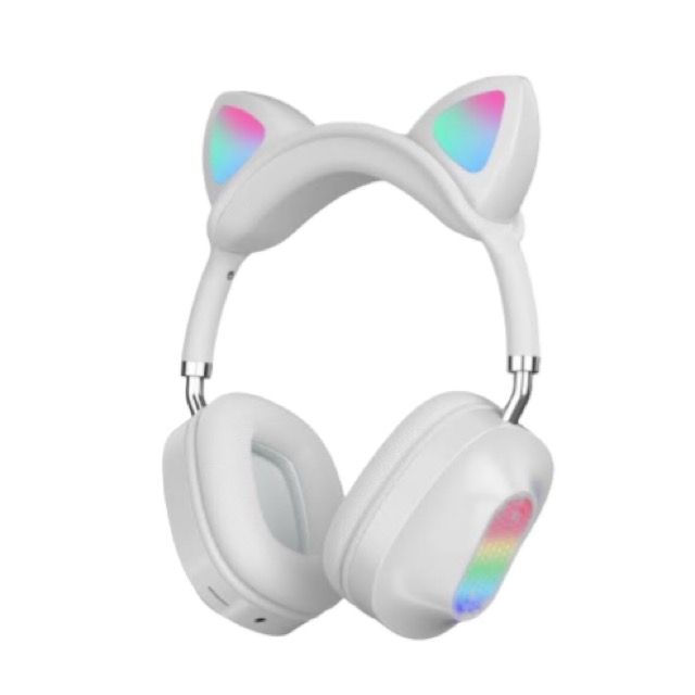 Wireless Bluetooth 5.0 Girls Headphones, Foldable Cat Ear | Buy Online ...