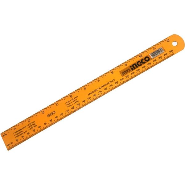 Ingco - Aluminium Ruler - 30CM