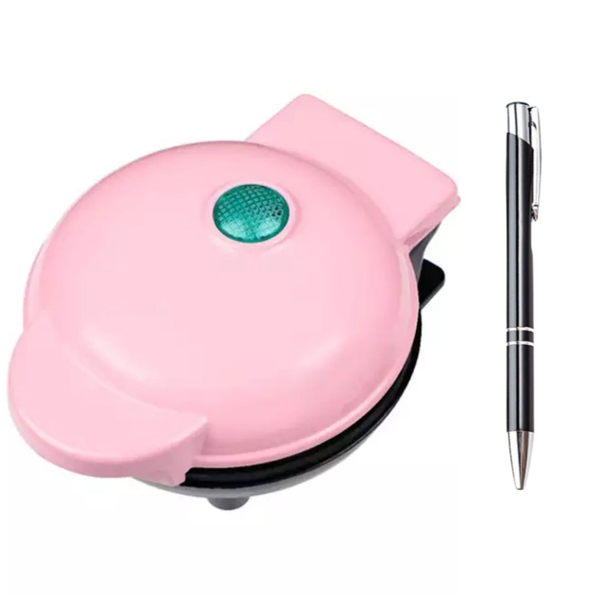 Pink Mini Electric Non Stick Waffle Maker Machine And Added Pen Shop