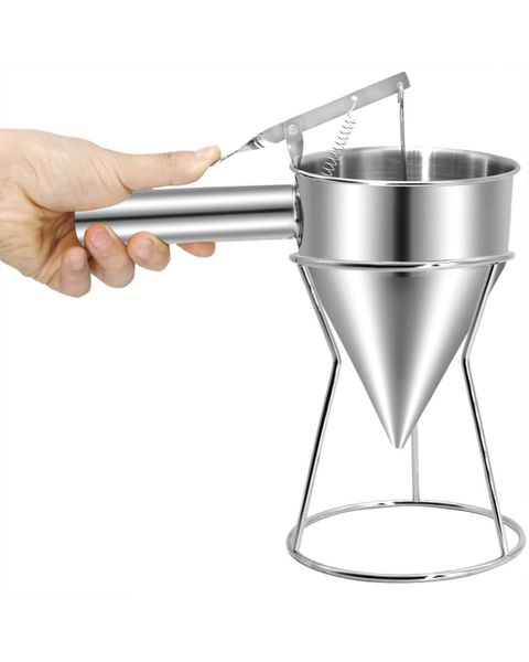 Stainless Steel Batter Dispenser with Stand
