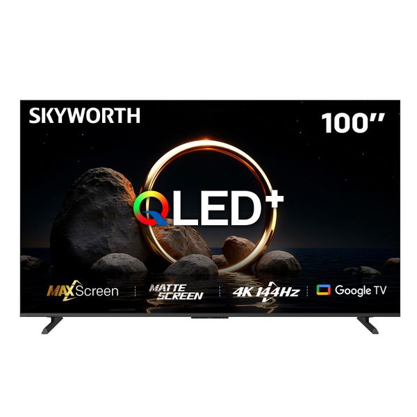 Skyworth 100" Q7800H QLED+ 4K 144Hz Google Smart TV