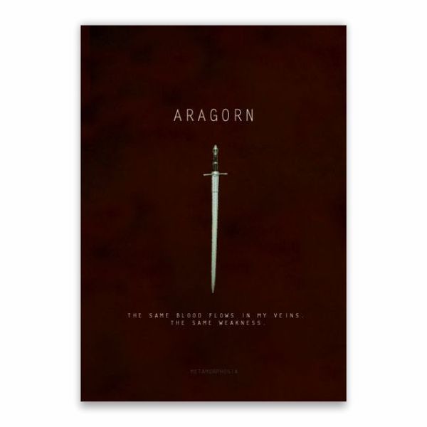 Aragorn Quote Poster - A1