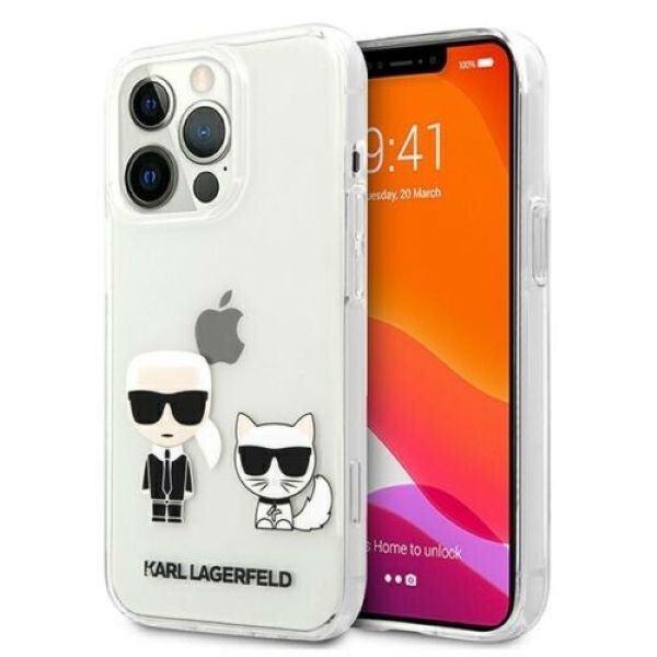 Karl Lagerfeld Karl &amp; Choupette For Iphone 13 Pro Hybrid Case