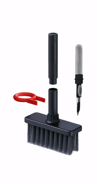 Keyboard Cleaner 5-in-1 Multi-Function Computer Cleaning Tools Kit - Black