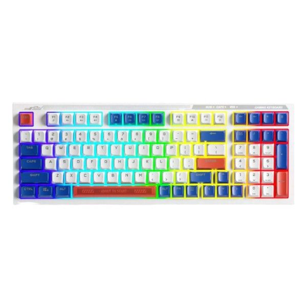 Wired Low Noise Keyboard With Backlit Keys - Multicolour