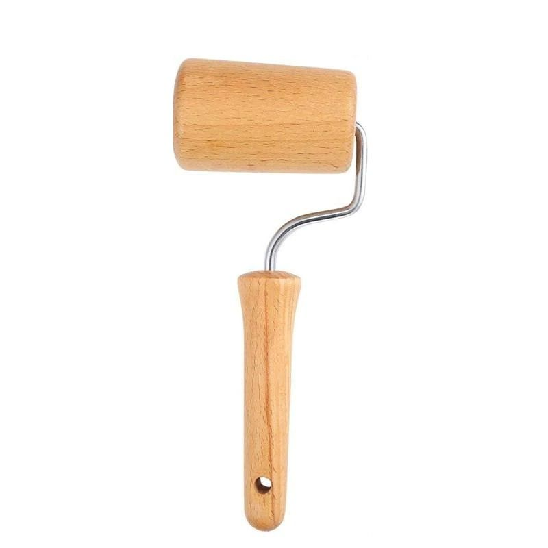 Wooden Rolling Pin with Handle Baking Tools 19cm Shop Today. Get it
