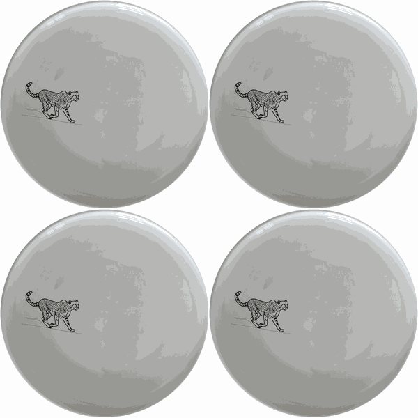 Running Cheeta Side Plate Set of 4 - Range 3