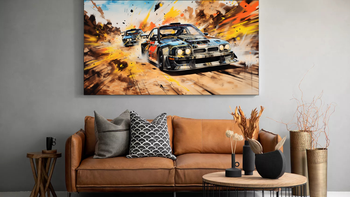 Canvas Wall Art - Street Racing Abstract - MT0108 | Shop Today. Get it ...