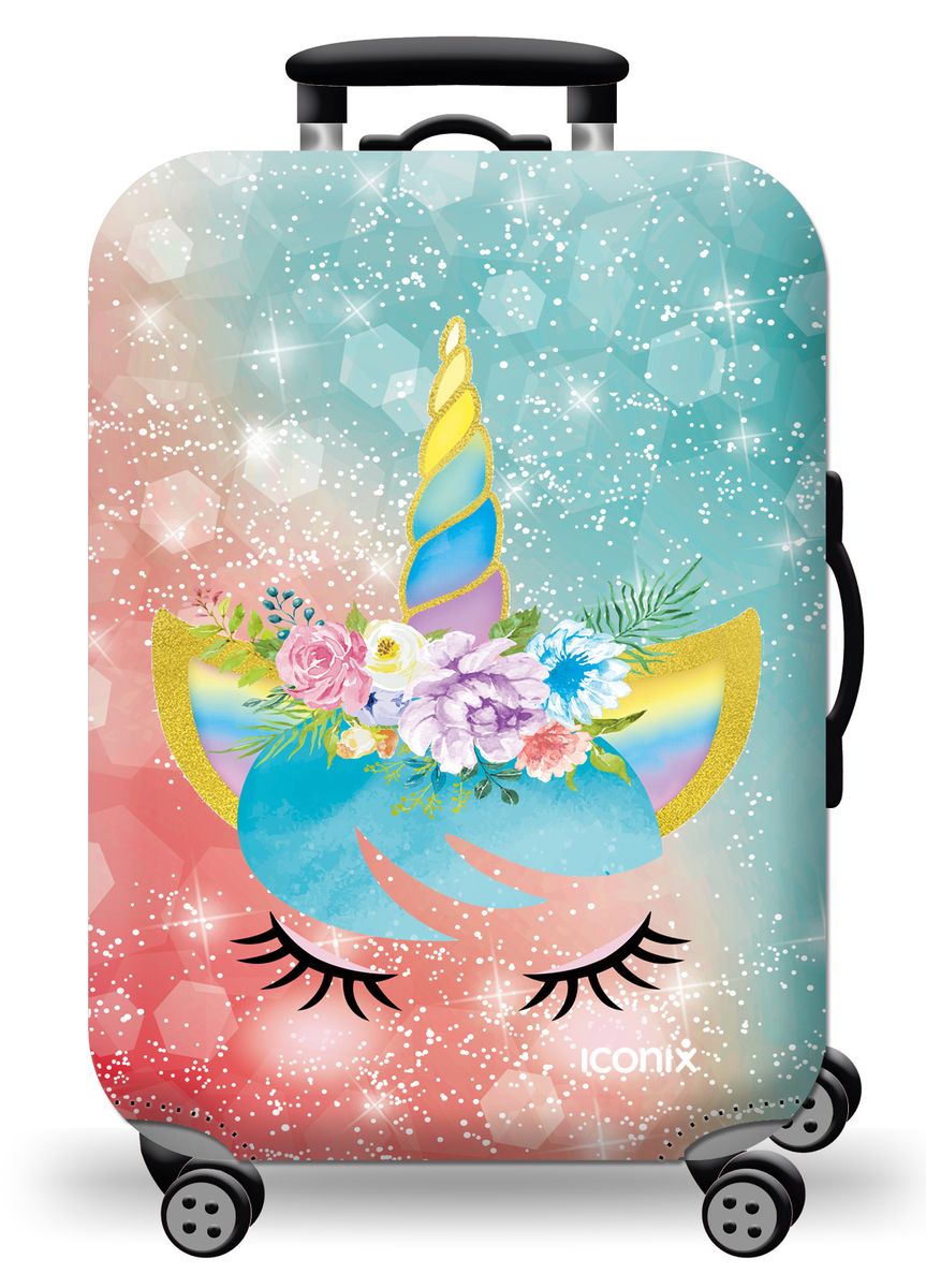Iconix Printed Luggage Protector - Unicorn Dreaming