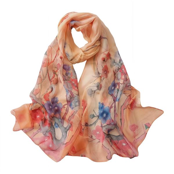 Lightweight Cotton Voile Scarf Women, Fashion Hijab Head Cover Shawl Wrap