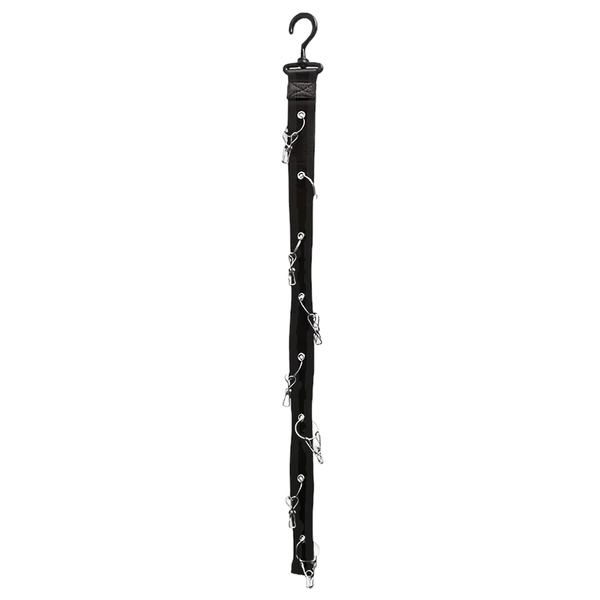 Hat Hanger with 8 Clips - Hanging Cap Organizer for Wardrobe &amp; Door Storage