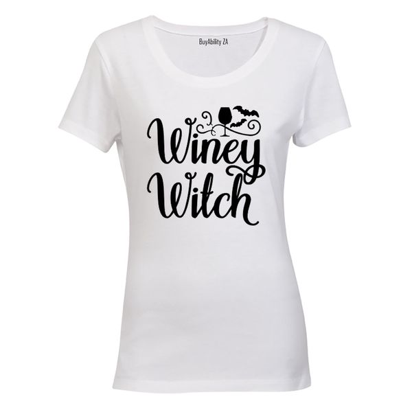 Winey Witch Halloween Inspired Ladies - T-Shirt