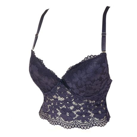 Women's Lace Bra Casual Camisole Cami Crop Tank Tops Lingerie (Navy and  Pink), Shop Today. Get it Tomorrow!
