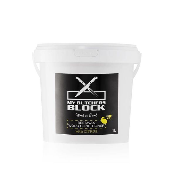 My Butchers Block - 1L Natural Beeswax Wood Conditioner with Citrus