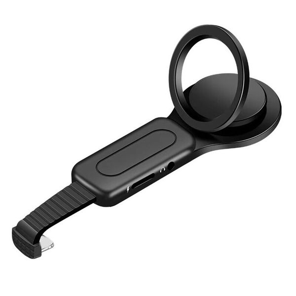 Charging And Audio Splitter Ring Holder Adapter For iPhone