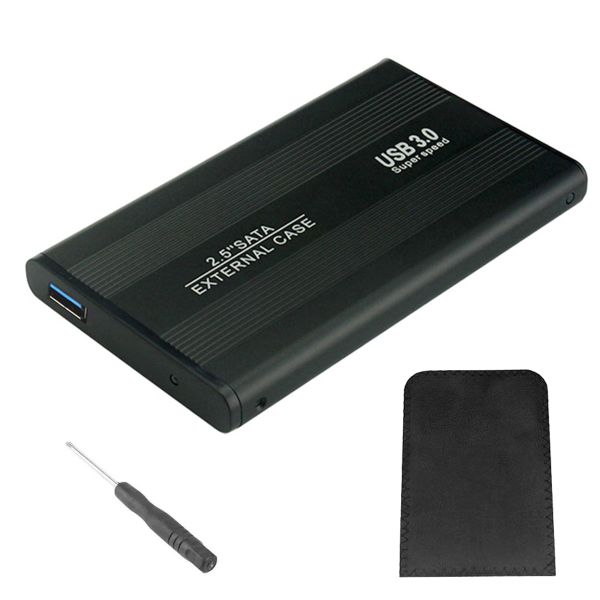 2.5" Hard Drive Case USB 3.0 HDD Enclosure SATA External Case Support 6Gbps