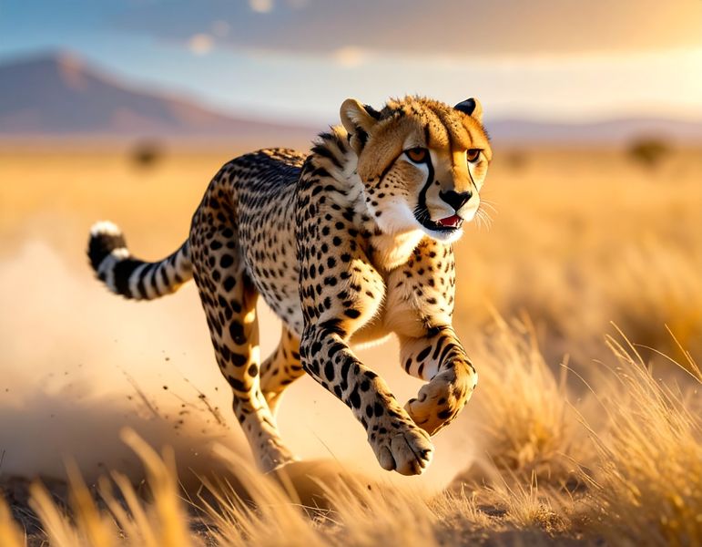 Cheetah In Motion image