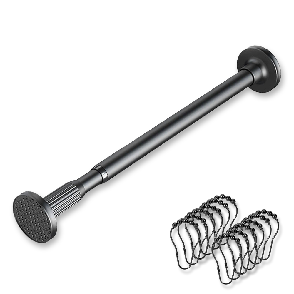 High-quality stainless steel curtain rod and shower rod, retractable