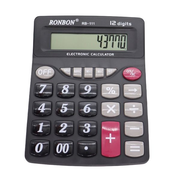 12 Digit, Big Number Key Calculator