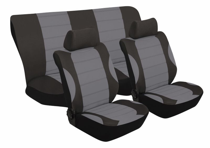 Stingray - Laguna 6Pc Car Seat Cover Set, Grey