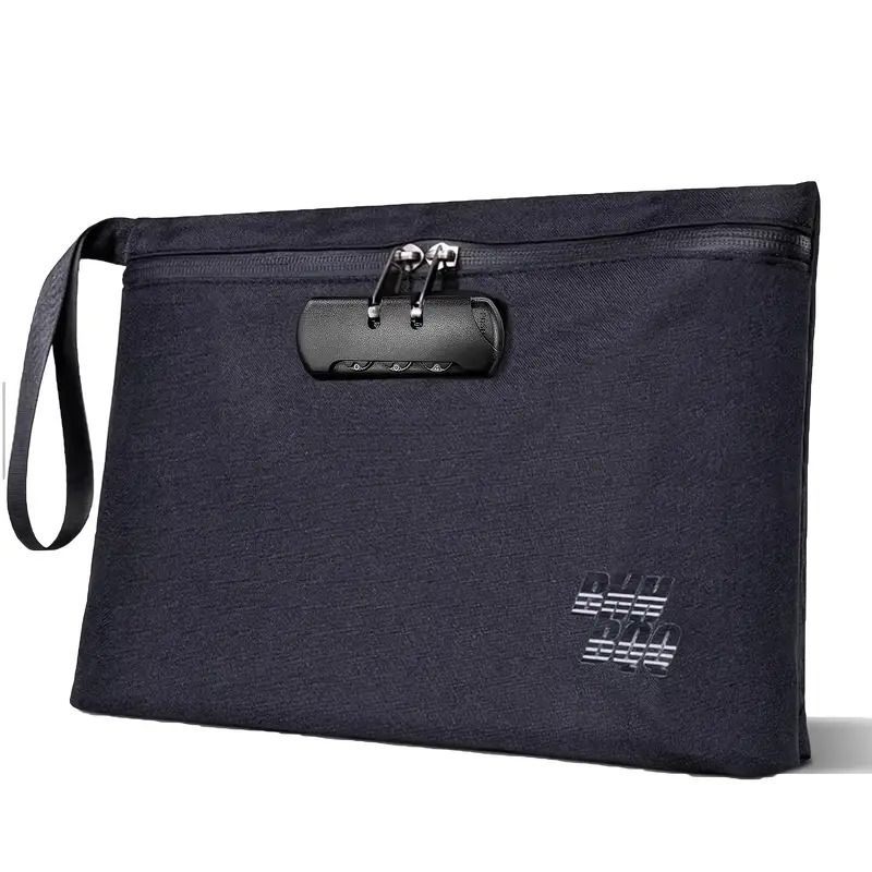 Smell-Proof Lockable Travel Bag with Carbon Fiber Lining