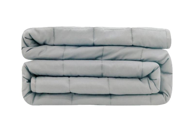 Weighted Blanket Premium Material 100% Cotton 7Kg W152xL203 cm-LightGrey