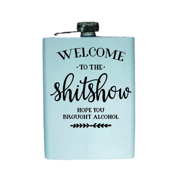 Welcome To The Custom Printed Hip Flask 160ml