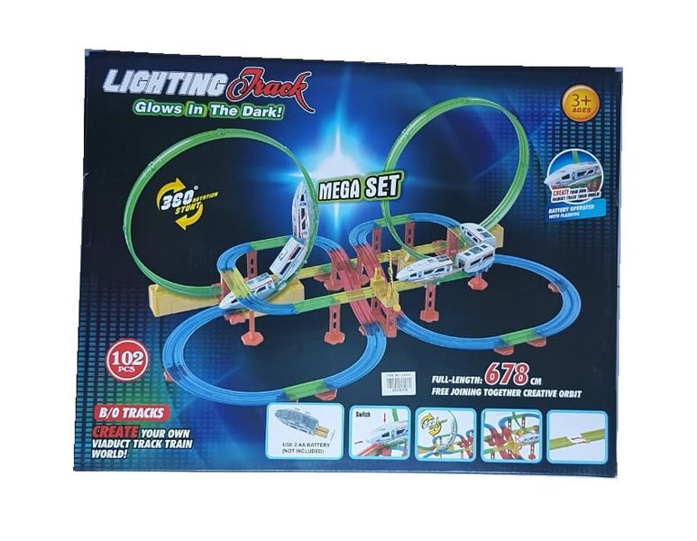 Lighting train Track - Glows in the Dark