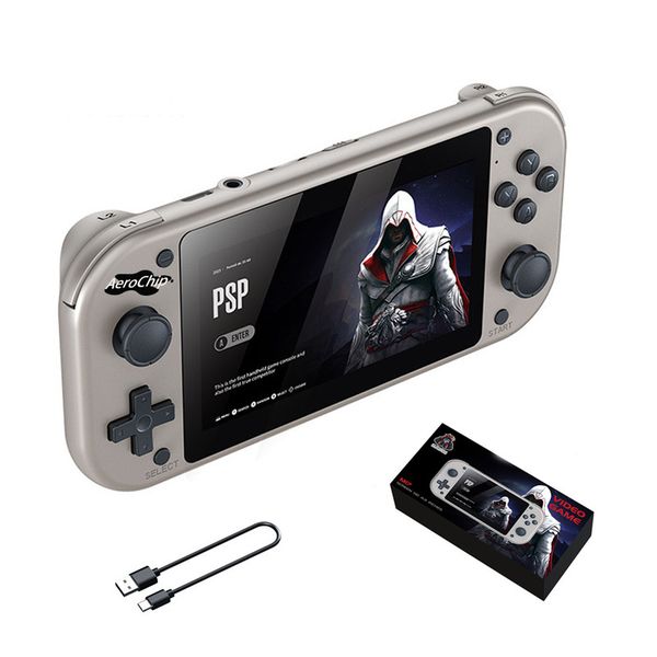 AeroChip Retro Handheld Portable Video Game Console- 4.3" IPS Screen 64GB