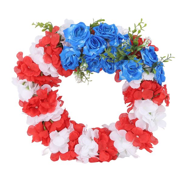 Festival Wreath Realistic Garland Decoration Door Window Hanging Decorative