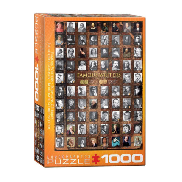 Famous Writers 1000 Piece Puzzle Box Set