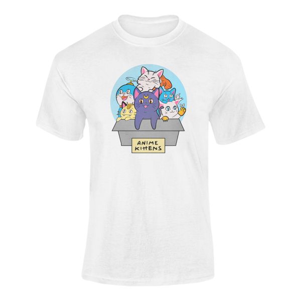 Anime Cats Short-Sleeved T-Shirt