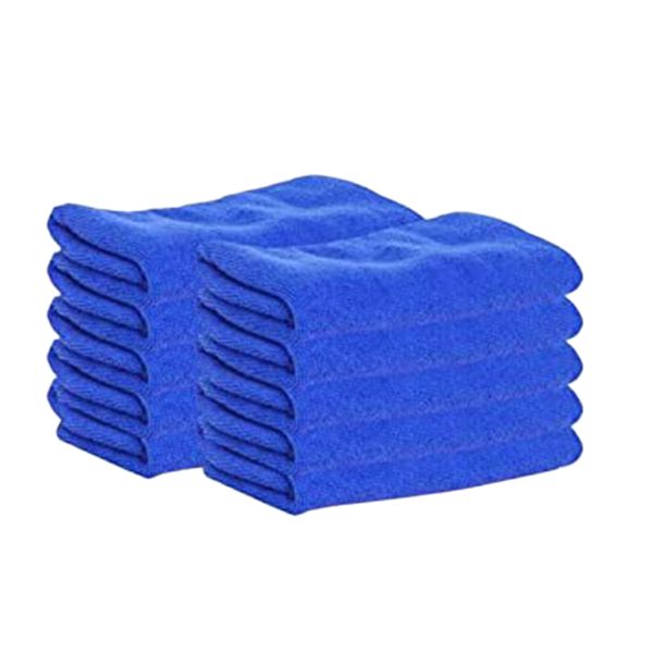 10 Pieces of Ultra-Fine Fiber Square Absorb Water Car Daily Cleaning
