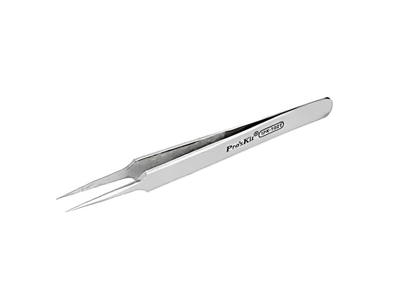 PRK 1PK-102T Super Fine Tip Straight Tweezer (120mm) - Non-Magnetic