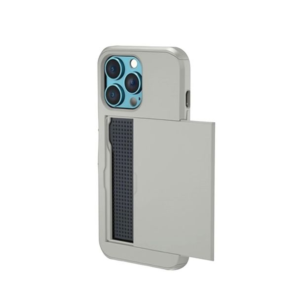 Shockproof Case with Built In Card Slot Compatible with iPhone 16 Pro Max