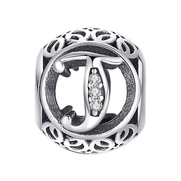 Vintage Letter T Charm