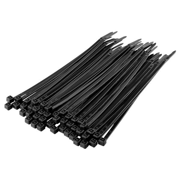 Multifunctional High-Strength Cable Ties With Self Locking Mechanism -Black