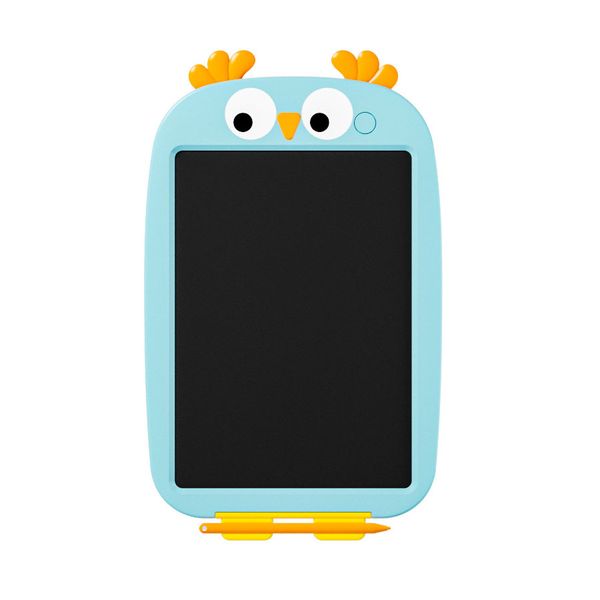 Blue owl 12-inch LCD color children's handwriting drawing board-color box