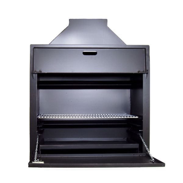 Megamaster - 750 Sizzler Built in Braai - Black