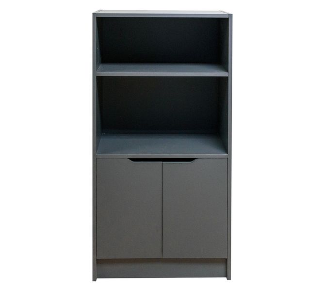2 Door Cube Cabinet Storm Grey 1200 mm