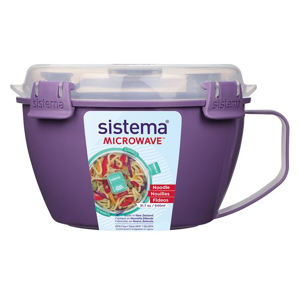 Sistema - Noodle Bowl To Go - Purple