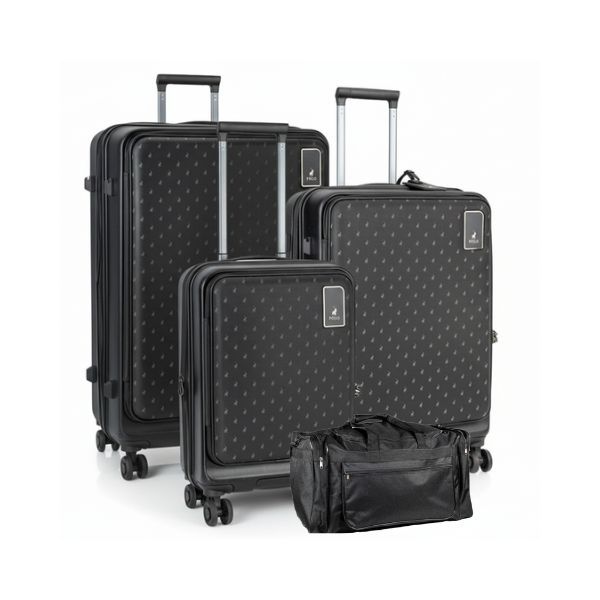 Polo Orion 3 Piece Luggage Set + Free Fold Up Duffle