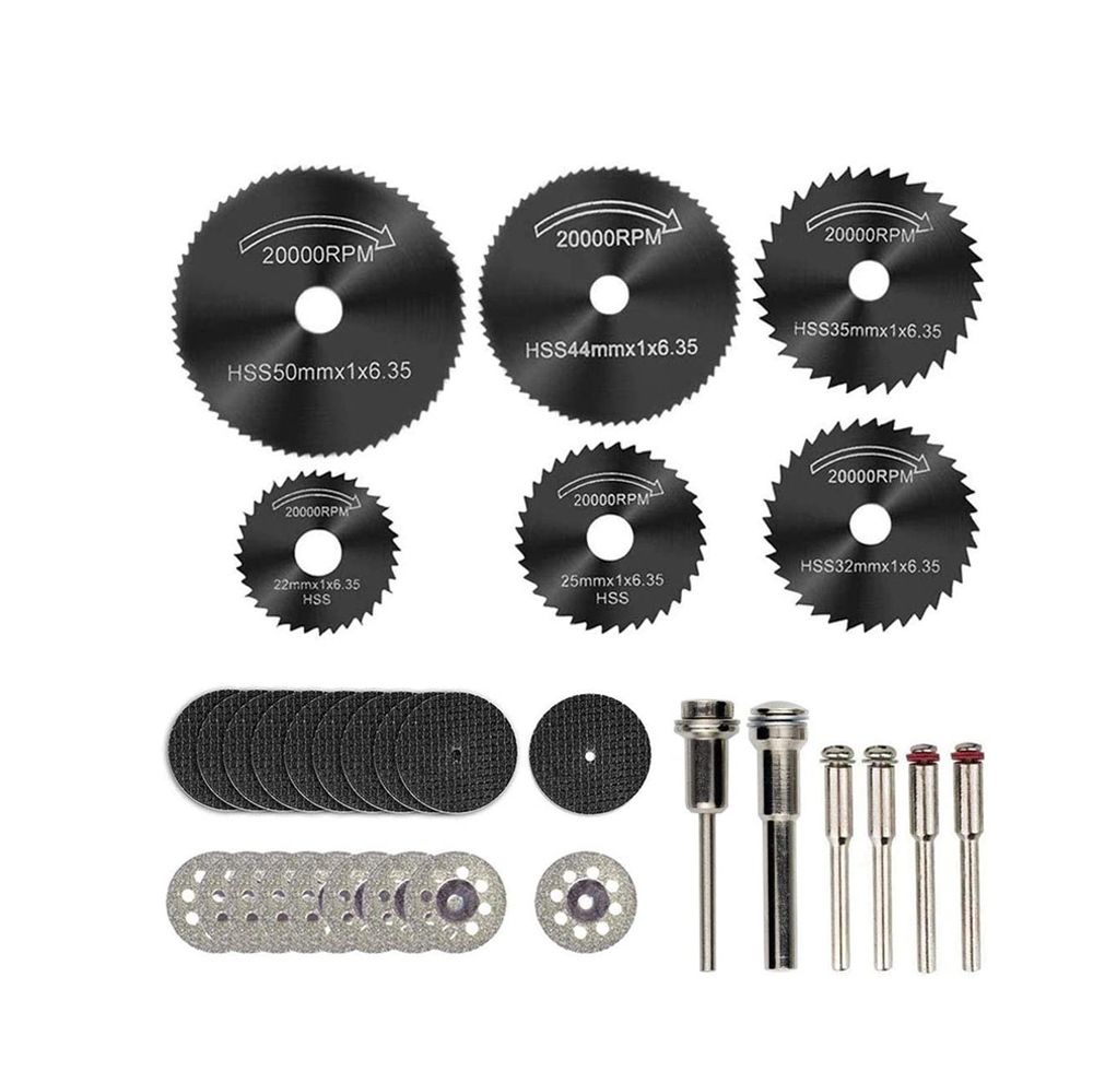 32 Piece Mini HSS Saw Blades Rotary Cutting Wheels Tool Kit Shop Today. Get it Tomorrow