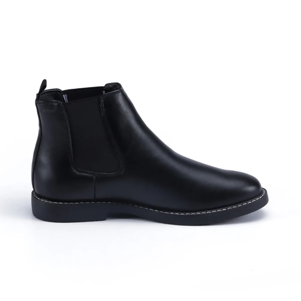 Blink David Men Black Almond Toe Chelsea Boot