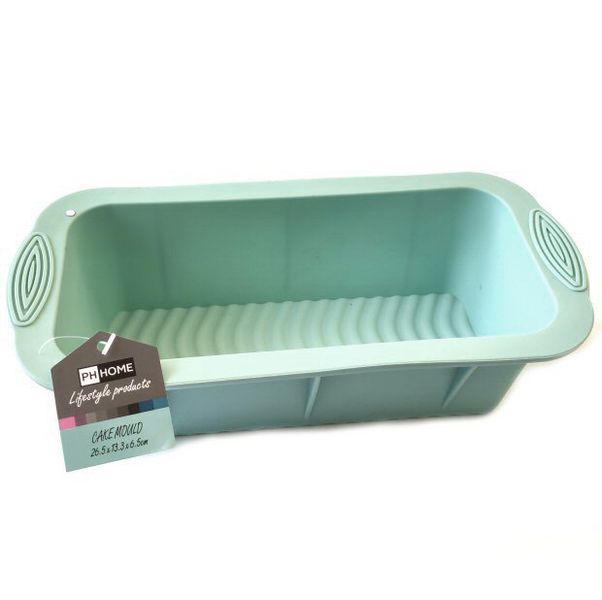 PH Home - Silicone Rectangular Cake Mold Blue