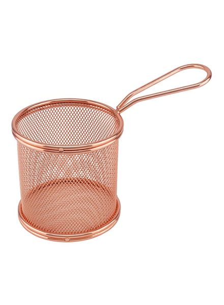 Deep Fryer Wire Mesh Fry Basket Circle - Rosegold